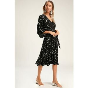 Lulus midi wrap dress